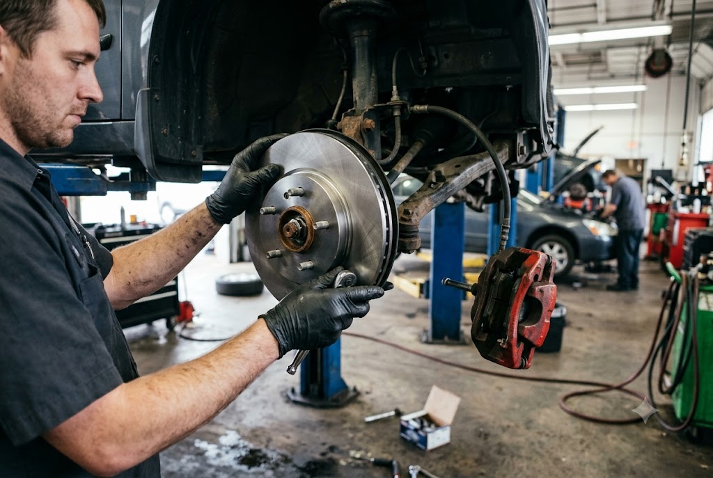 Brake repair and service at 7ONE3 Auto Center