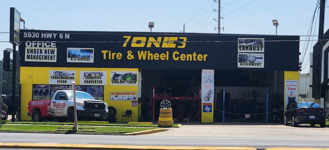 7ONE3 Auto Center shop on Hwy 6 N in NW Houston