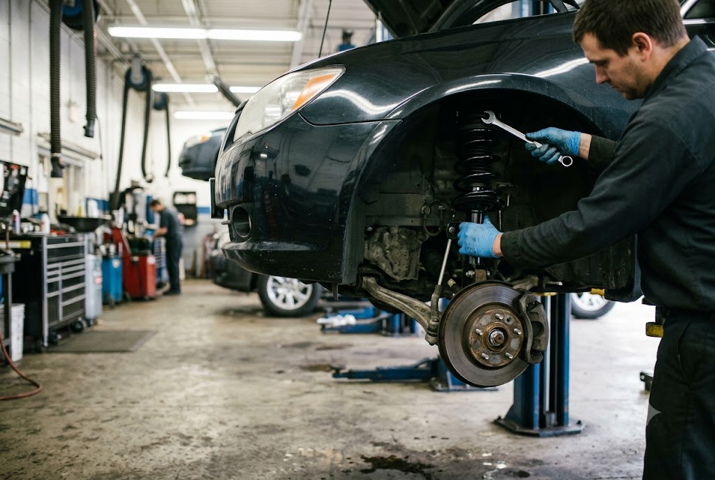 Suspension and steering service at 7ONE3 Auto Center